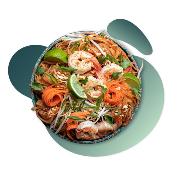 Bowl Bangkok de Langostinos y noodles